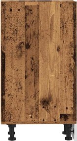 vidaXL Κάτω ντουλάπι Riga Παλιό ξύλο 20x44,5x81,5 cm