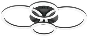 Φωτιστικό Οροφής-Πλαφονιέρα Parrapos-Z 900319 61,5x45x8cm Dimmable Led 41W Black Eglo