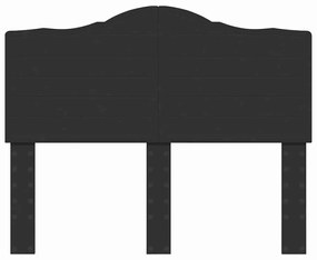 vidaXL Κεφαλάρι με κεφαλάρι Μαύρη Οξυά 120 cm Επεξεργασμένο ξύλο