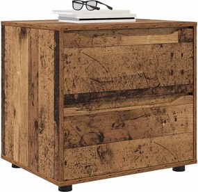 vidaXL Ντουλάπι αποθήκευσης Παλιό Ξύλο 60 x 48 x 57 εκ