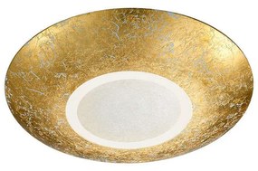 Φωτιστικό Οροφής-Πλαφονιέρα Chiros 6x32cm Gold-Clear 624110279 Trio Lighting Μέταλλο,Γυαλί