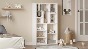 Βιβλιοθήκη Λευκό FIPE 75x22x123.6