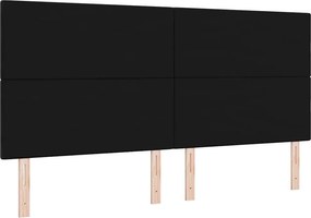 vidaXL Κεφαλάρι Μαύρο 200 cm Βελούδο