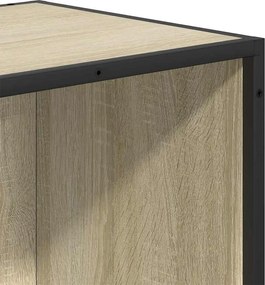 vidaXL Βιβλιοθήκη Χρώμα Sonoma Δρυς 65,5x33x107,5 εκ. Μοριοσανίδα