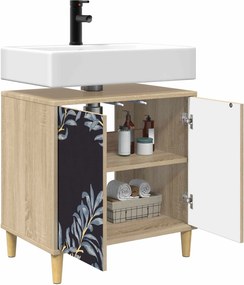 vidaXL Ντουλάπι Μπάνιου DOKKUM Sonoma 60 x 40 x 60 εκ