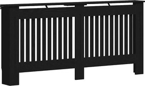 vidaXL Καπάκι Καλοριφέρ Μαύρη Οξυά 172 x 19 x 81,5 cm