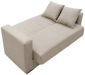 Καναπές - Κρεβάτι Vox με Αποθηκευτικό χώρο 2θέσιος Ύφασμα Κρέμ 154x82x83 εκ. 154x83x82 εκ.