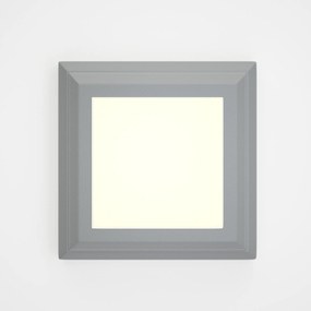 Φωτιστικό τοίχου George LED 3.5W 3CCT Outdoor Wall Lamp Grey D:12.4cmx12.4cm(80201530)