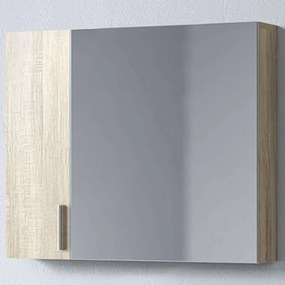 Καθρέπτης Μπάνιου Με Ντουλάπι Siena 3MSI075SN0W 75x14x65cm Sonoma Μελαμίνη