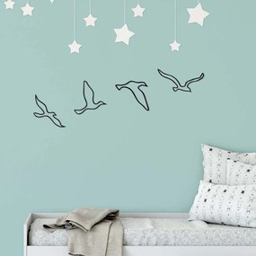 Διακοσμητικά Τοίχου (Σετ 4τμχ) A-G Birds 899SKL2520