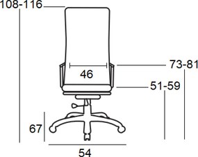 A8200 Ταμπα Pu Πολυθρονα Γραφειου