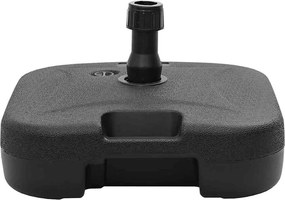 vidaXL Βάση ομπρέλας Μαύρο 45 x 45 x 29,5 εκ