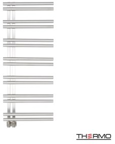 Thermo Solo Θερμαινόμενη πετσετοκρεμάστρα 120x50cm Inox Polished ΔΕΝ ΠΕΡΙΛΑΜΒΑΝΤΟΝΤΑΙ ΔΙΑΚΟΠΤΕΣ &amp; ΑΝΤΙΣΤΑΣΕΙΣ