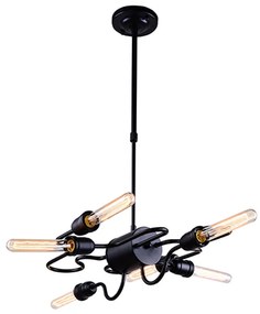 Φωτιστικό Οροφής Πολύφωτο Aca EG166596PB Black Matt