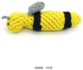 Παιχνίδι σκύλου ζωάκι από σχοινί - 17cm - 550608