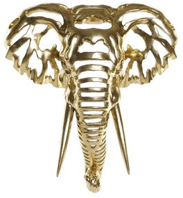 Διακόσμηση τοίχων Home ESPRIT Χρυσό Ελέφαντας Σύγχρονη 47 X 27,5 X 50,5 CM