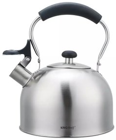 Βραστήρας Kinghoff KH 1859, 2.5 l, Επαγωγή, Ξύλινη λαβή, Inox