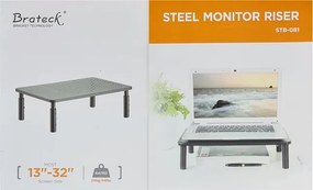 BRATECK επιτραπέζια βάση οθόνης/laptop STB-081, 13-32", έως 20kg