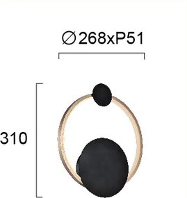 Απλίκα Τοίχου LED Viokef Melia 4263300