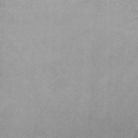 vidaXL Κρεβάτι Σκύλου Ανοιχτό Γκρι 70 x 45 x 33 εκ. Βελούδινο