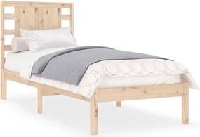 vidaXL Πλαίσιο Κρεβατιού 90 x 190 εκ. από Μασίφ Ξύλο Single