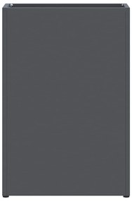vidaXL Σχέδιο & βάση αποθήκευσης Ανθρακί 28 x 12 x 41 εκ Ατσάλι