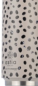 Ποτήρι Θερμός Travel Cup Save The Aegean Leopard Taupe 500ml - Estia