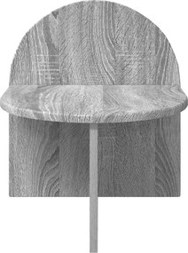 vidaXL Κομοδίνο Γκρι Σονομά 40 x 35,5 x 45,5 εκ.