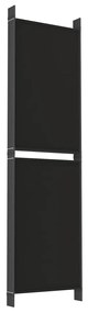 vidaXL Διαχωριστικό Δωματίου με 6 Πάνελ Μαύρο 300x180 εκ. από Ύφασμα