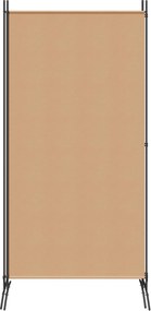 vidaXL Δίαυλος Δωματίου 2 Πάνελ Μπεζ 175 x 180 cm Ύφασμα