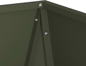 vidaXL Γλάστρα Ελιά Πράσινη 30 x 30 x 75 εκ Ατσάλι