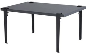 Τραπέζι Σαλονιού Neda 631LGG1237 90x60x45cm Anthracite-Black