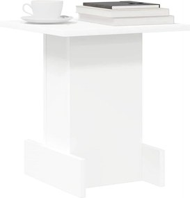 vidaXL End Table Λευκό 35,5 x 35 x 40 εκ Επεξεργασμένο ξύλο