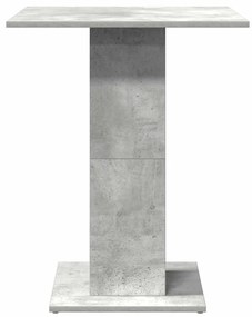 vidaXL Τραπέζι Bistro Γκρι Σκυροδέματος 60 x 60 x 75 εκ. Επεξ. Ξύλο