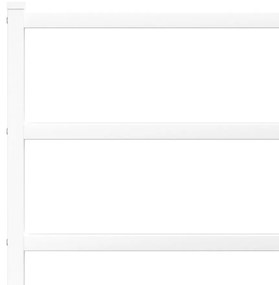 Πλαίσιο Κρεβατιού με Κεφαλάρι Λευκό 80 x 200 εκ. Μεταλλικό - Λευκό