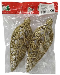 Σετ Χριστουγεννιάτικα στολίδια - 2pcs - 231338-231338