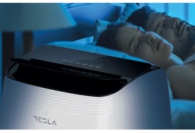 Φορητό κλιματιστικό Tesla TTMYW-12CHW, 1780W, 3 στάδια, λειτουργία θέρμανσης, WiFi, LED, ύγρανση, τηλεχειριστήριο, Λευκό
