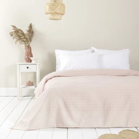 Κουβέρτα Πικέ Υπέρδιπλη (220x240) Nima Dune Rose Pink