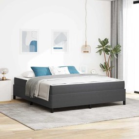 vidaXL Σκελετός Κρεβατιού Άλλο Σκούρο γκρι 180 x 200 cm Βελούδο