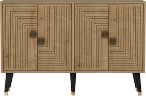 Μπουφές Δρυς Ζαφείρι / Χρυσό AHART 120x30x80