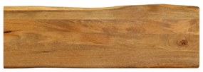 vidaXL Επιφάνεια Τραπεζιού 140x40x3,8 εκ. Live Edge Μασίφ Ξύλο Μάνγκο