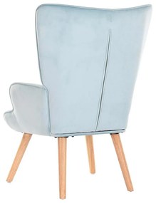 Κάθισμα DKD Home Decor Sky μπλε Φυσικό πολυεστέρας Ξύλο 67 x 75 x 96 cm