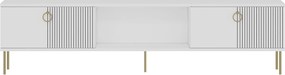Έπιπλο Τηλεόρασης Λευκό LENERA 180x30x45