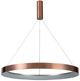 Φωτιστικό Οροφής 77-8151 Led 80cm Amaya Copper Homelighting Αλουμίνιο,Ακρυλικό