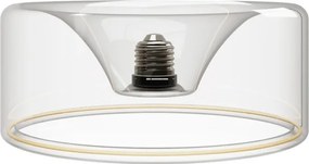 Απλίκα Τοίχου Στεγανή IP44 με Λάμπα Ghost Διάφανη G02 Λευκό