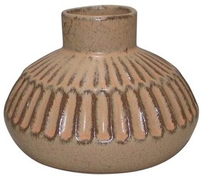 Βάζο Κεραμικό 003-123-072 15,8x15,8x11,7cm Brown Ceramic