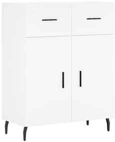 vidaXL Ντουλάπι Λευκό 69,5x34x180 εκ. από Επεξεργασμένο Ξύλο