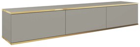 Κρεμαστό έπιπλο τηλεόρασης ORO γκρι 175x30x32cm