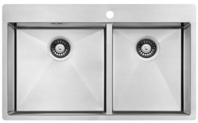 Macart StaR/10 N-175 Ένθετος Ανοξείδωτος Νεροχύτης Λείας Επιφάνειας