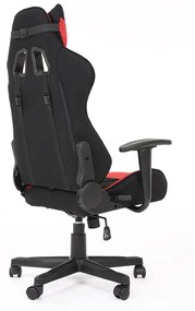 Καρέκλα gaming Houston 1489, Κόκκινο, Μαύρο, 118x64x60cm, 17 kg, Με μπράτσα, Με ρόδες, Μηχανισμός καρέκλας: Κλίση | Epipla1.gr